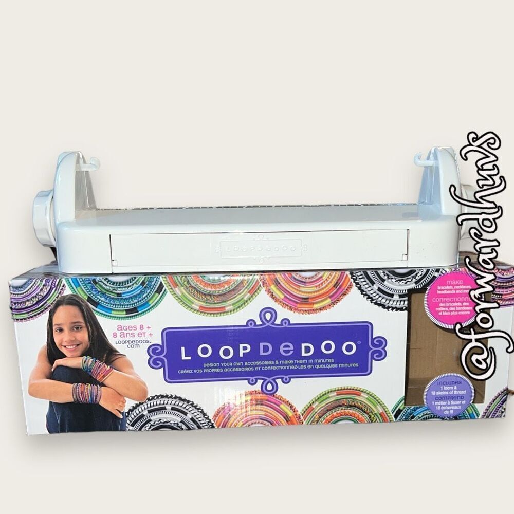 LoopDeDoo Spinning Loom with Embroidery Thread